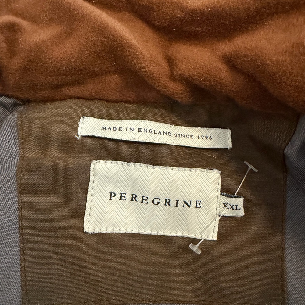 PEREGRINE Bexley Brown Waxed Cotton Jacket NWT XXL (fits Like L/XL) Made In UK - Picture 9 of 16